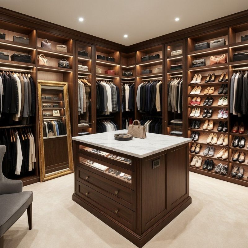 Walk In Closet Remodeling in Annapolis, MD